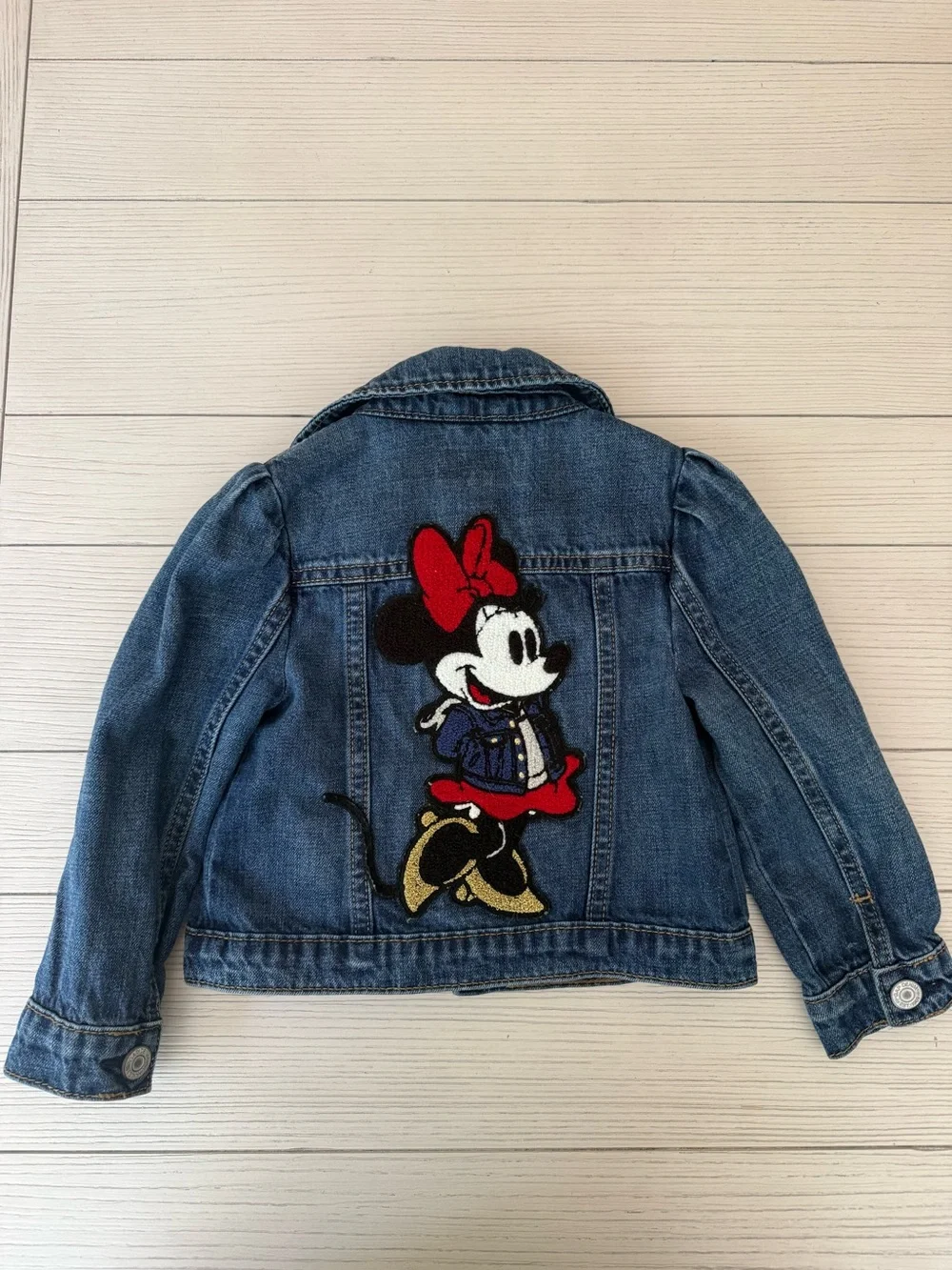 Gap × Disney Toddler Minnie Mouse Icon Denim Jacket